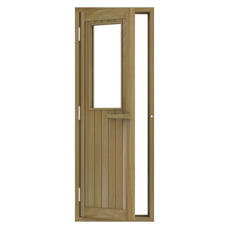 Insulated Cedar Sauna Door with Window